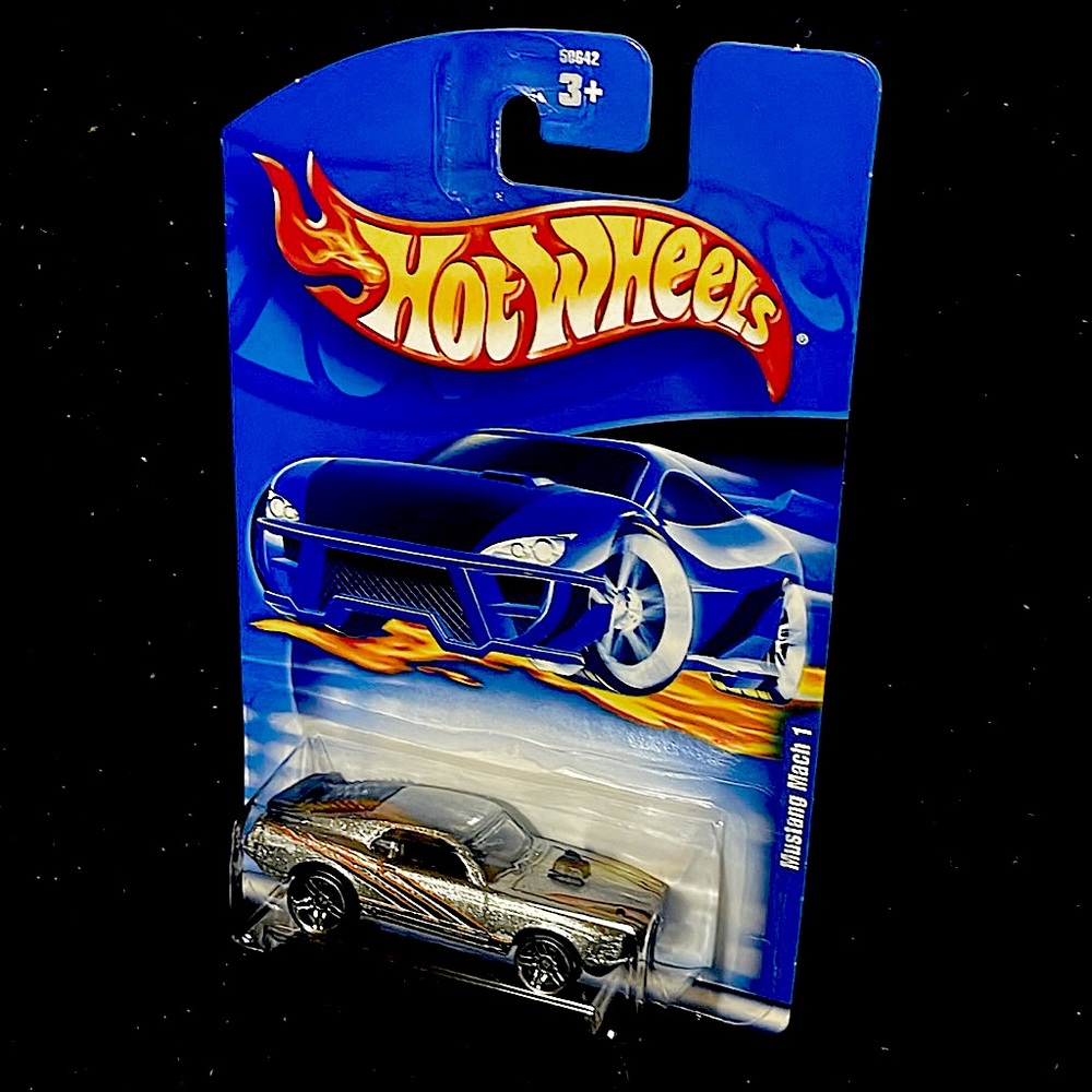 2000 Hot Wheels FORD MUSTANG MACH 1 Silver Collector #112